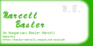 marcell basler business card